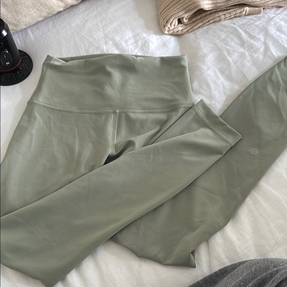 lululemon athletica Green High-Waist Leggings